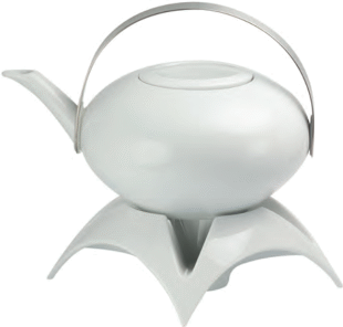 20040 - Cha-Do Teekanne mit Stövchen, Porzellan 0,9 l Cha-Do Kanne mit Stövchen