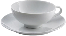 20151 - Teetasse mit Untertasse, Porzellan 250 ml Porzellan Teetasse 250 ml