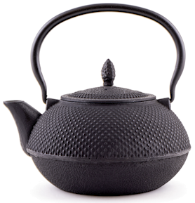GK-A03 China Teekessel Arare schwarz 0,3 l China Eisenkanne Tetsu